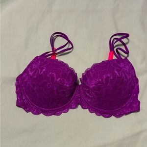 Victoria’s Secret Pink Bra - 36D EUC Lightly Lined Demi - Convertible bra